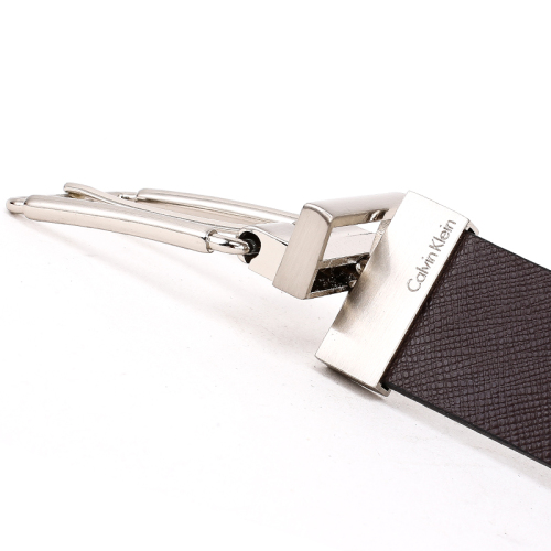 美国calvinklein凯文克莱ck男士皮带双面针扣商务窄版裤腰带潮流