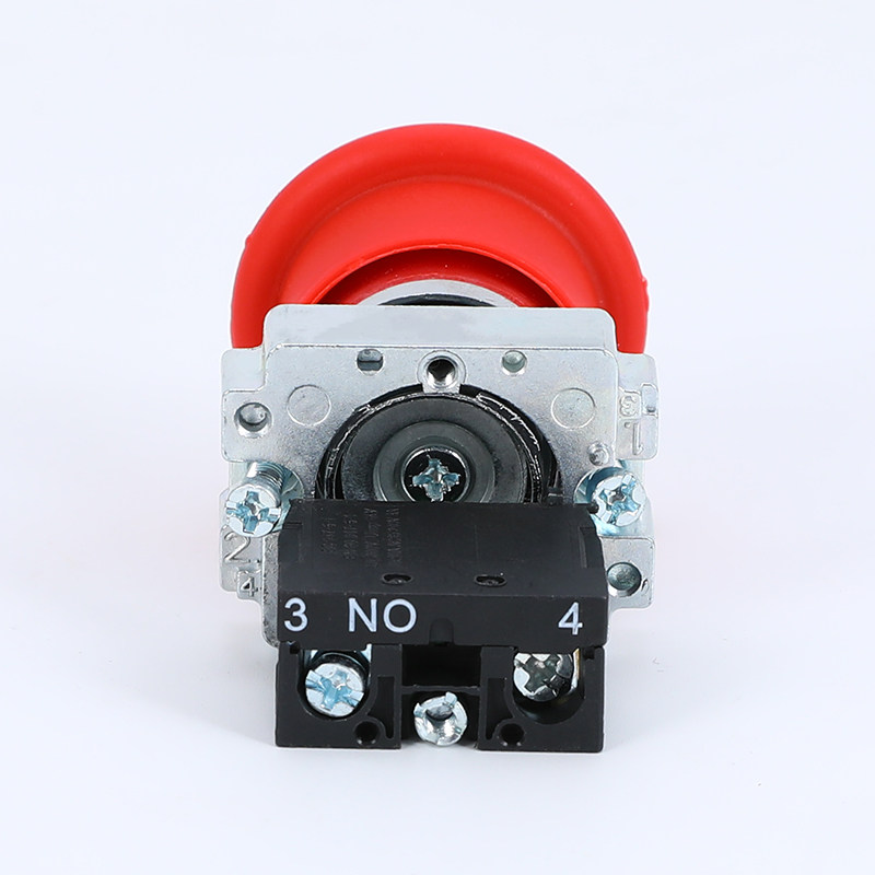 蘑菇头自复位按钮开关 xb2-bc31c xb2-bc42c 1常开触点 40mm