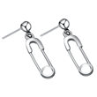 Xiao Zhang's story Simple design S925 sterling silver gender needle back -shaped needle earrings female earrings temperament earrings Xiao Zhang's story Simple design S925 sterling silver gender needle back -shaped needle earrings female earrings temperament earrings
