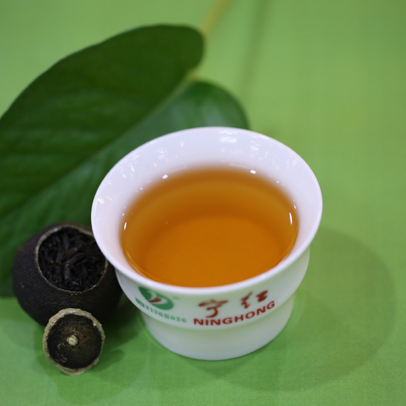 小青礼盒宁红新会陈皮2019年新茶红茶茶叶8g再加工茶
