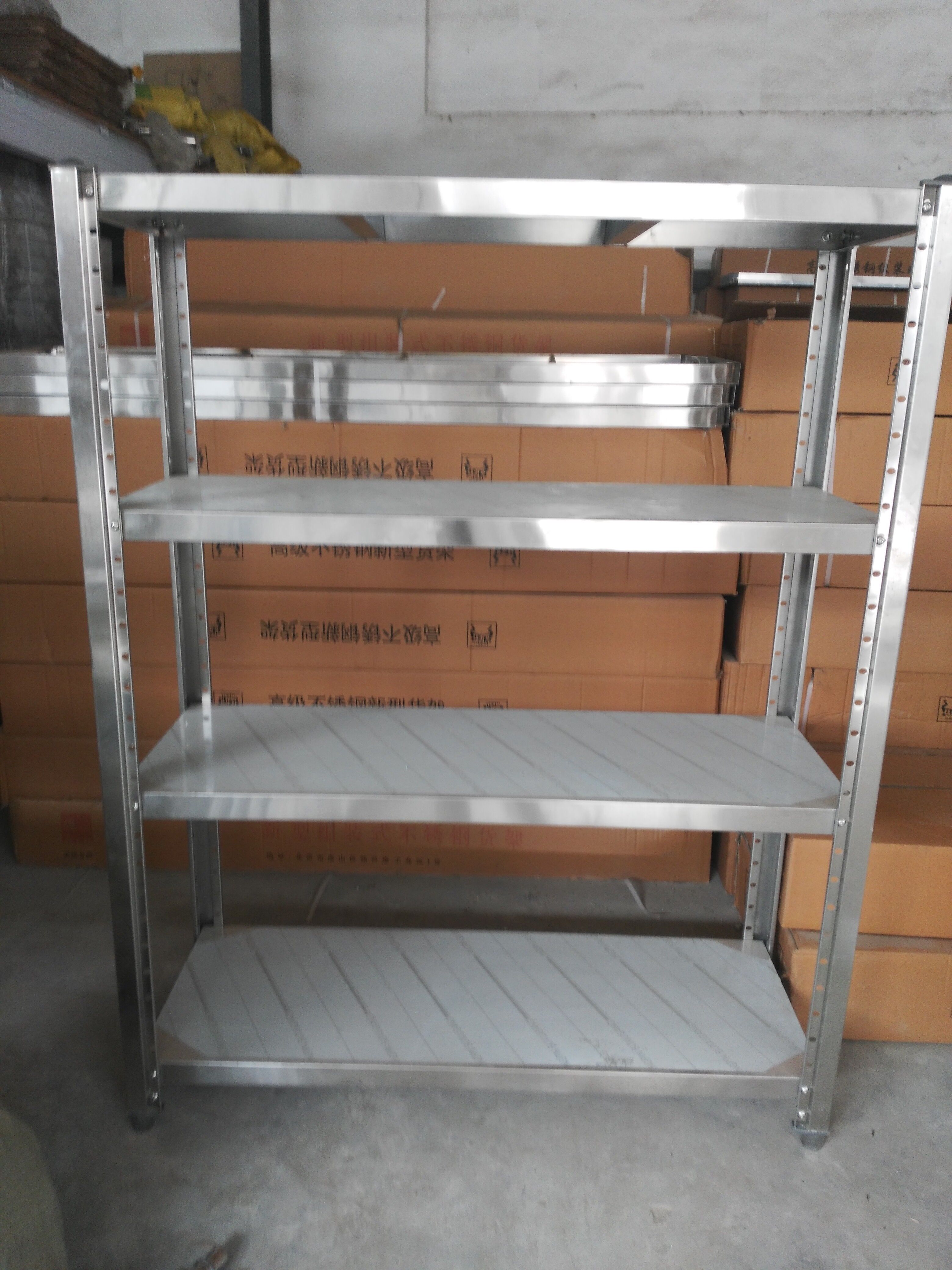 货架不锈钢可调调节储藏室地下室家用仓库仓储货架