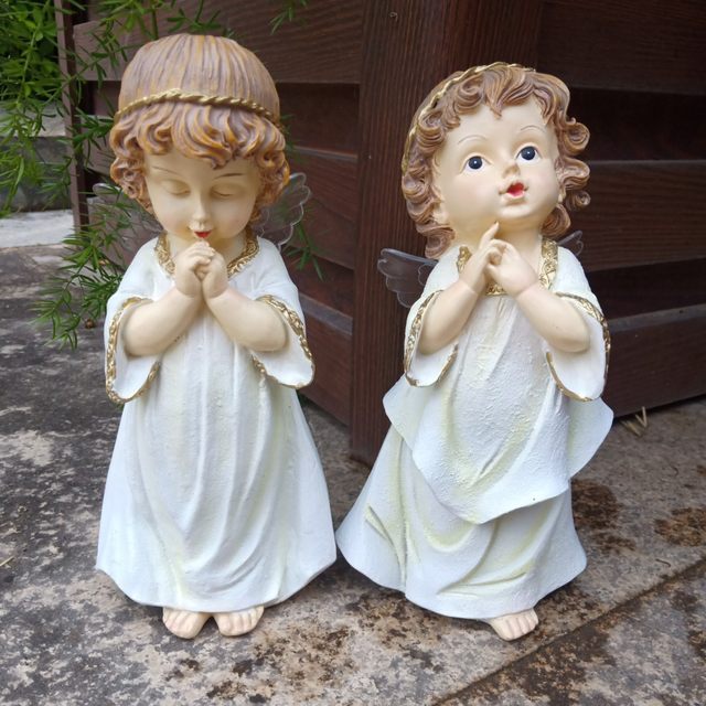 Girl praying angel ornaments snowman nursery home garden balcony fleshy flower gardening groceries fairies Girl praying angel ornaments snowman nursery home garden balcony fleshy flower gardening groceries fairies