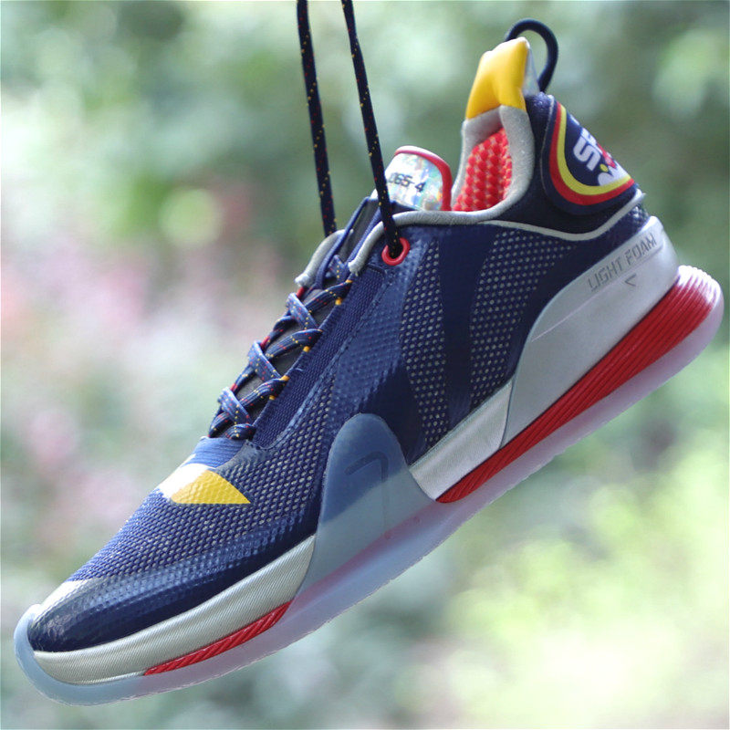 李宁闪击7代speed首发开赛美国队粉篮球鞋