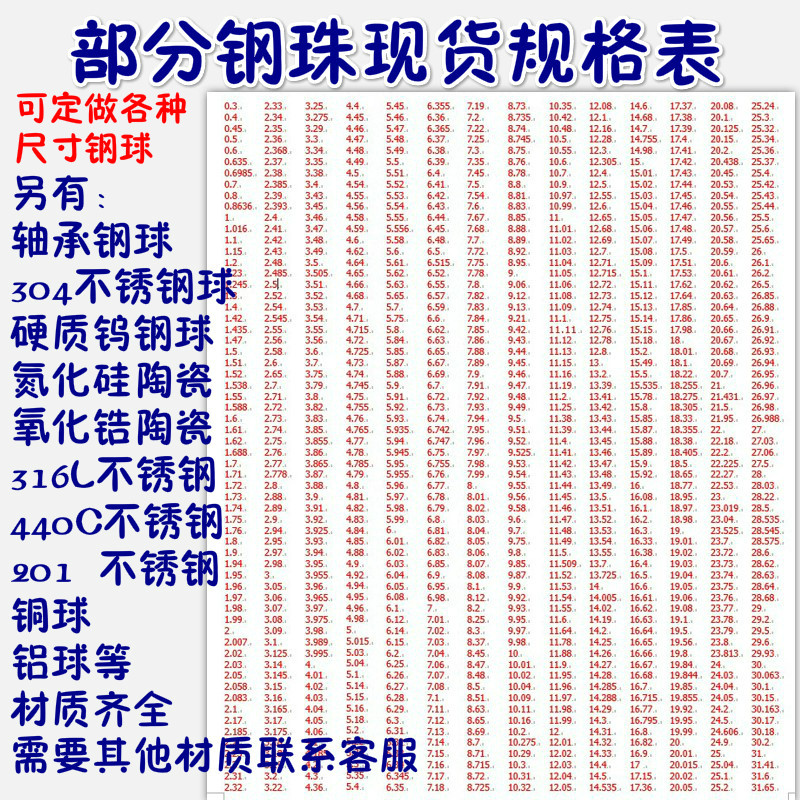 316l不锈钢珠3.175 /2/2.1/2.381/2.5/2.778/3/mm实心不锈钢钢球