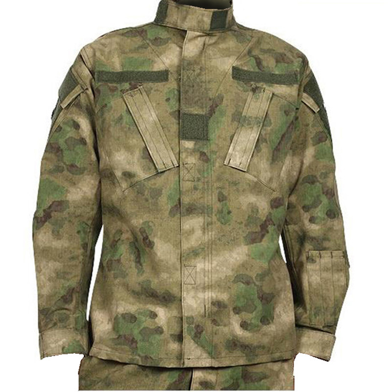 atacsfg偏绿水滴废墟迷彩服美式迷彩伪装服cs野游戏战战术套装