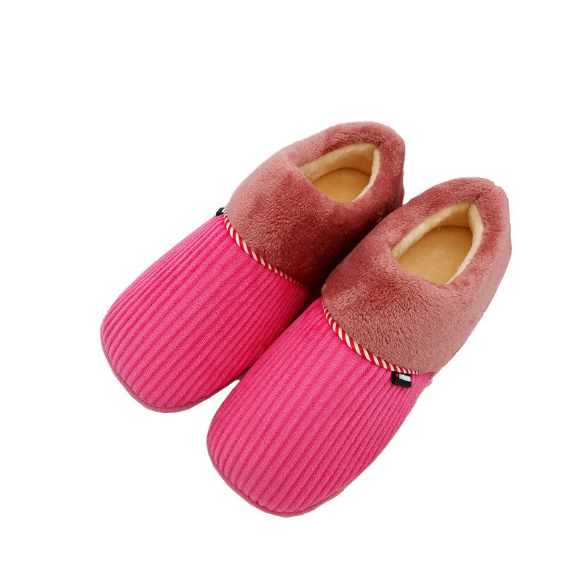 半成品拖鞋帮子手工自己做婚庆冬季后跟灯芯绒加绒居家棉拖