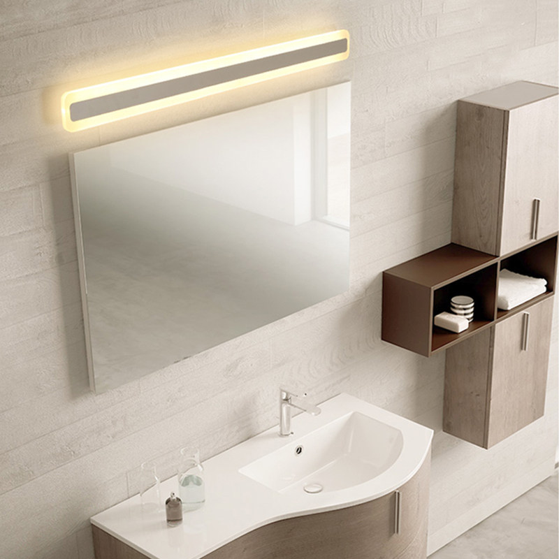 镜前灯免打孔led梳妆洗脸池灯洗手台灯浴室柜灯卫生间镜子灯粘贴