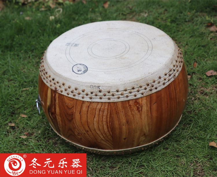罗冬元高音纯手工竹钉鼓7寸8寸原木扁鼓低战鼓川堂鼓道士鼓牛皮鼓