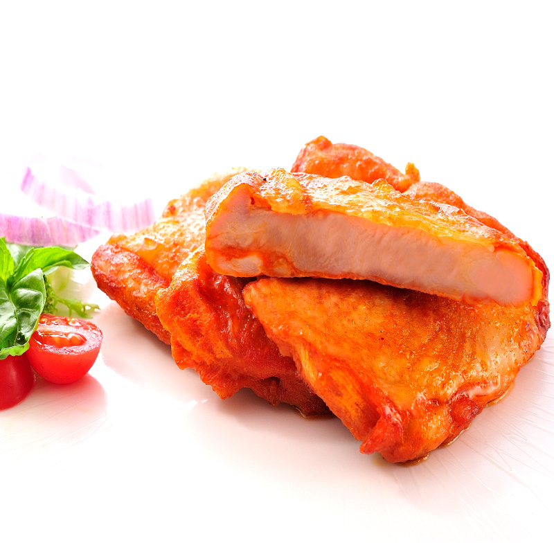 圣农精制腿排1kg10包bbq汉堡鸡腿肉片油炸生鸡肉