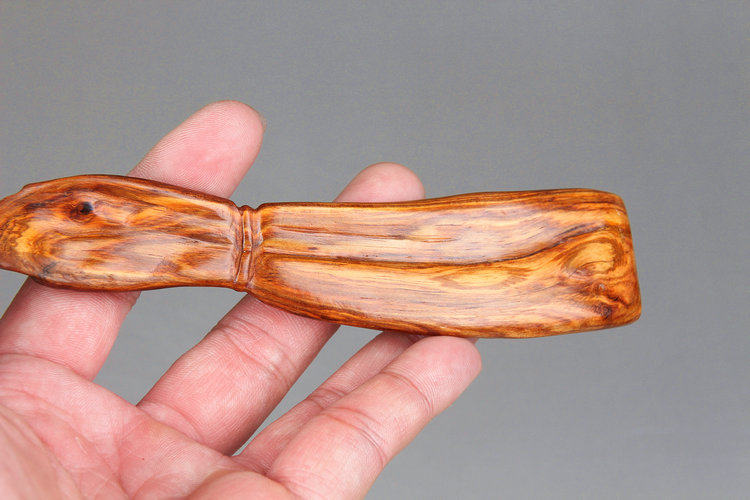 仙友海南黄花梨精雕代代有福手把摆件木雕小件木雕