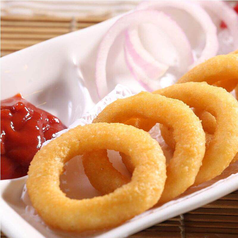 正大油炸烧烤洋葱圈800克/包鸡肉糜制品无须解冻油炸微3分钟即可