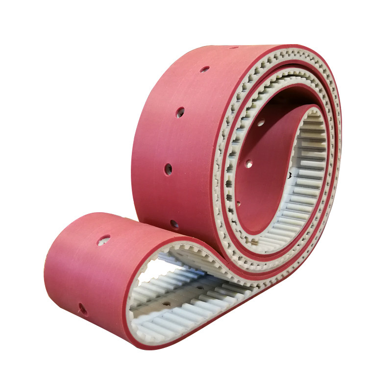 t10同步t20传动带pu聚氨酯皮带加红apl开槽传动带