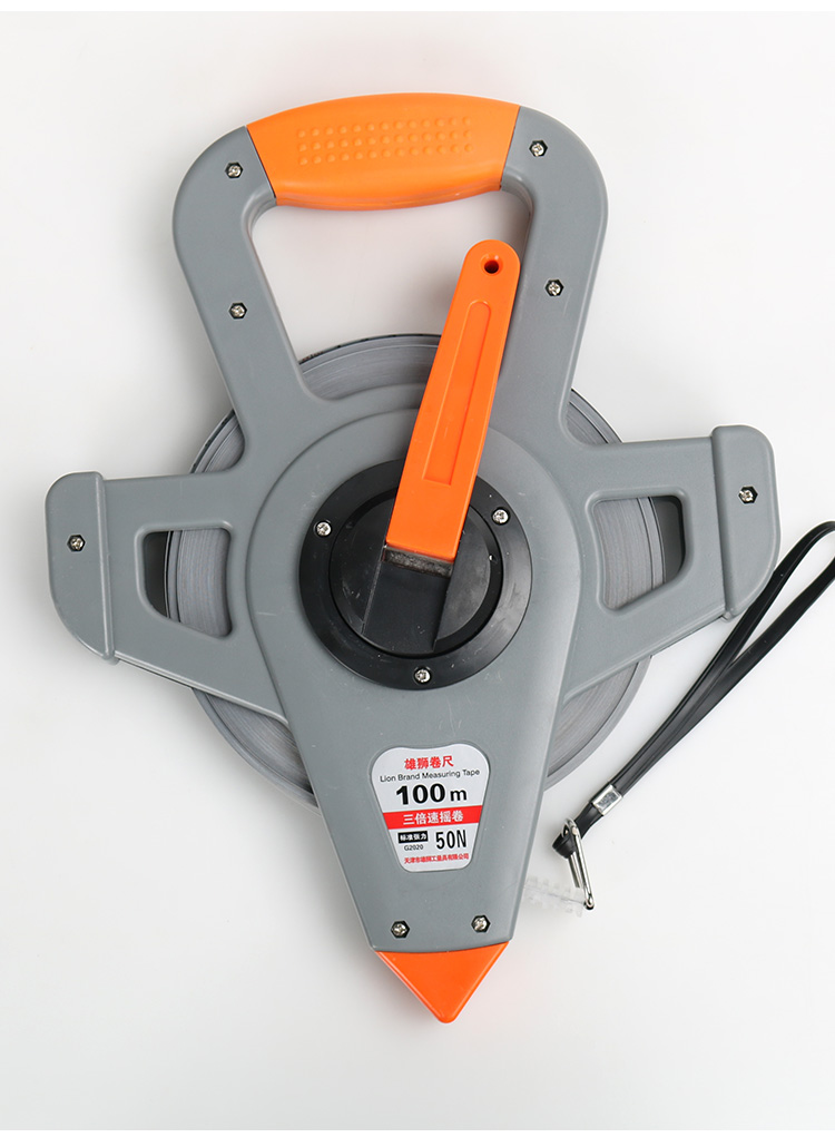 卷尺雄狮防水不生不生锈锈钢30m50100米耐磨n2020卷尺