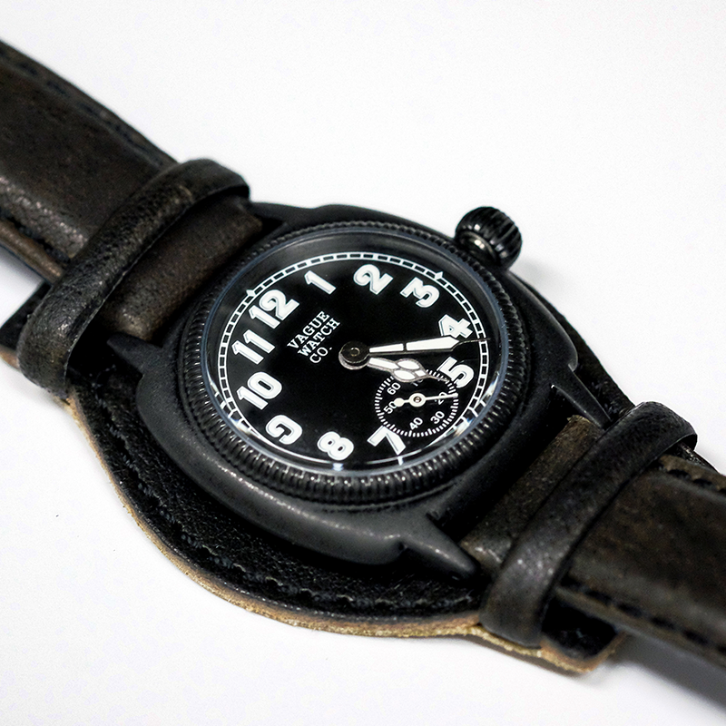 官方代理日本vague美好复古皮表带石英手表腕表男女他平良同款