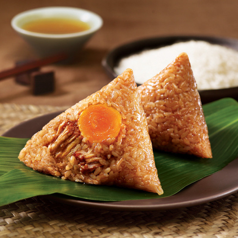 五芳斋粽子新鲜蛋黄鲜肉粽子140g*6只短保浙江嘉兴特产早餐大粽子