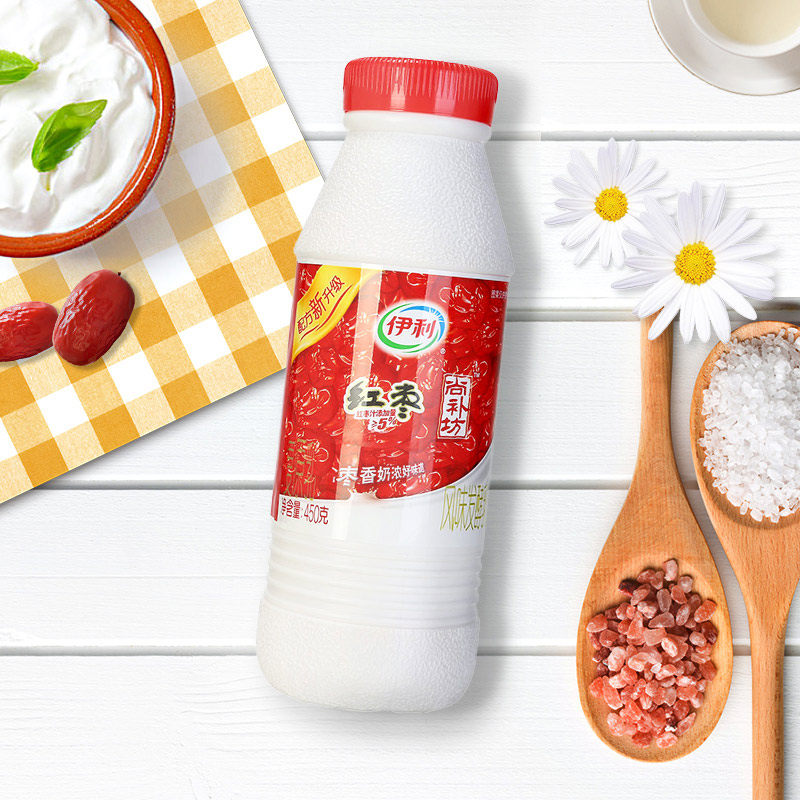 伊利红枣风味发酵乳450g 酸奶 食品饮料