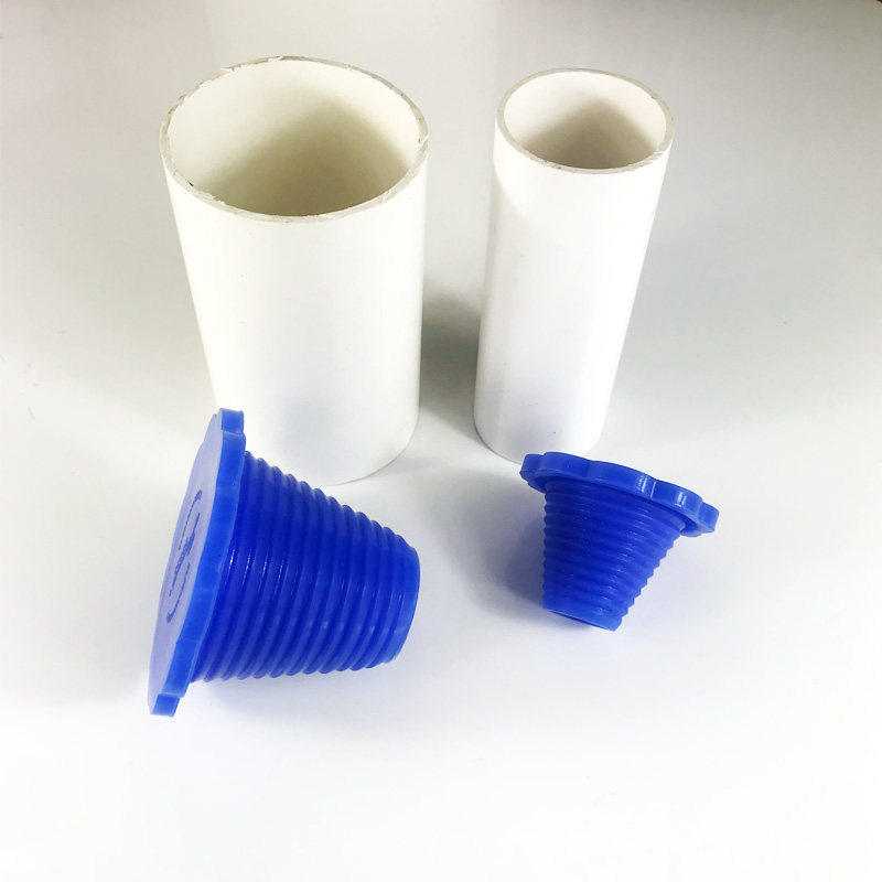 下水道防臭地漏硅胶密封圈堵塞下水管防虫pvc50管堵水