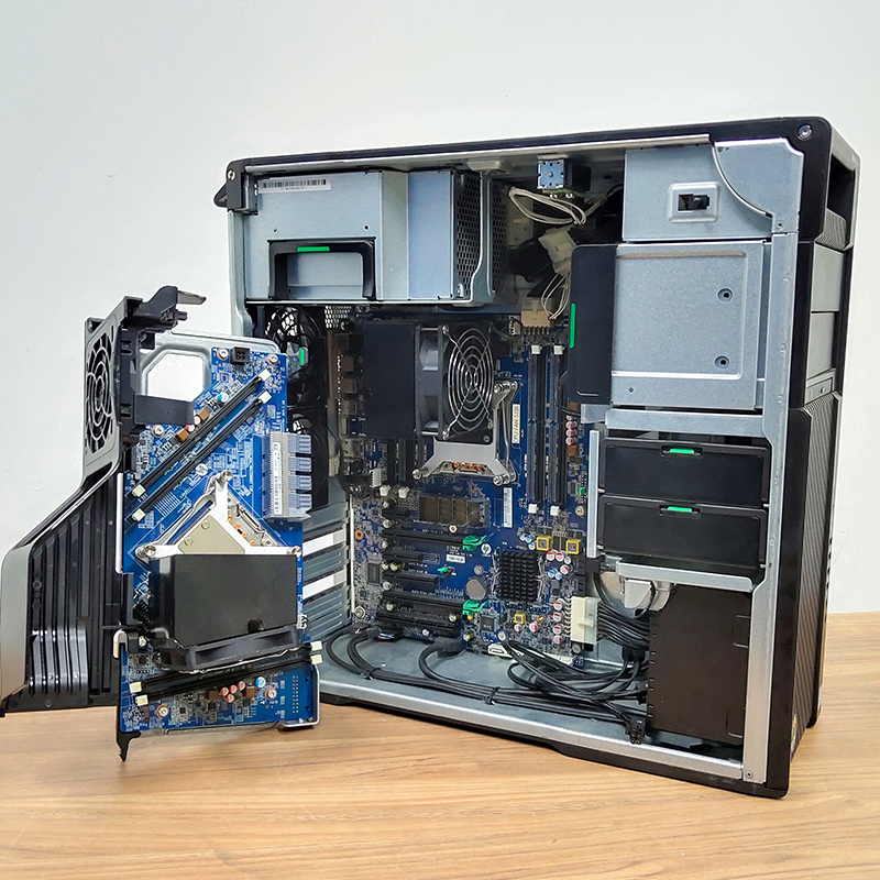 惠普z640图形工作站双路主机线程渲染建模视频工作站