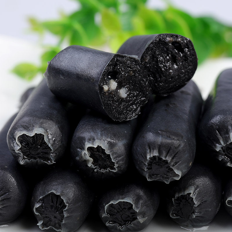 玖嘉法式芝士黑金金鱼籽肠颗粒虾肠原味墨鱼香肠