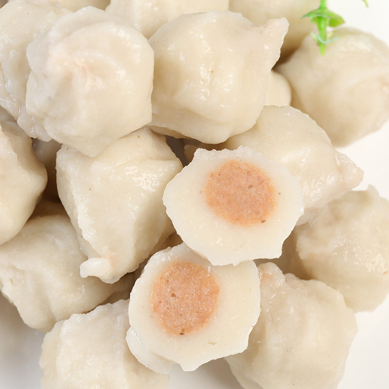 安井海螺500g分装火锅丸子关东煮食鱼丸串串鱼丸