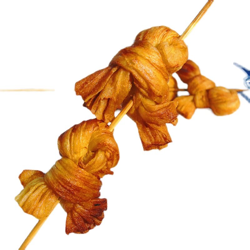 豆扣串豆结油炸烧烤卤味火锅豆腐整箱豆制品干货豆腐干