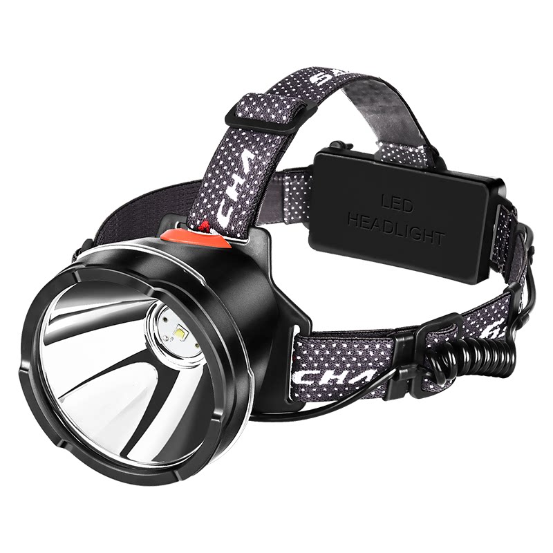 野鸡led头灯强光夜钓鱼灯充电手电筒3000打猎超亮头戴式防水矿灯