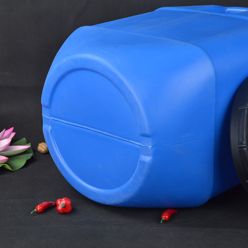 加厚食品级塑料化工桶堆码桶50升l油桶塑料桶方桶50l带盖圆桶