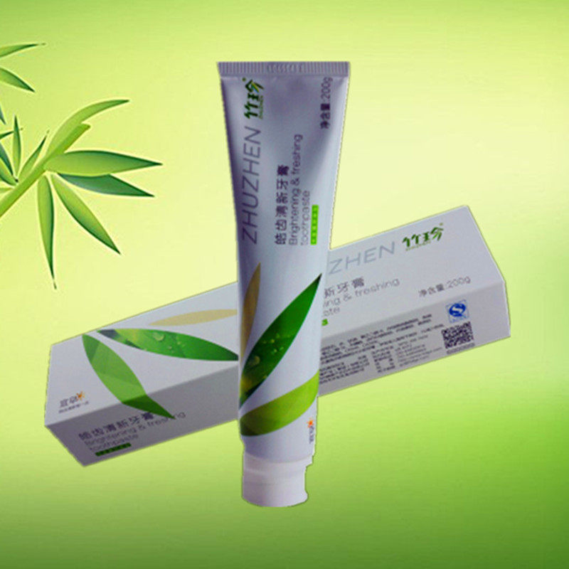 竹珍薄荷香型清洁儿童成人牙膏护理牙龈抗敏牙膏