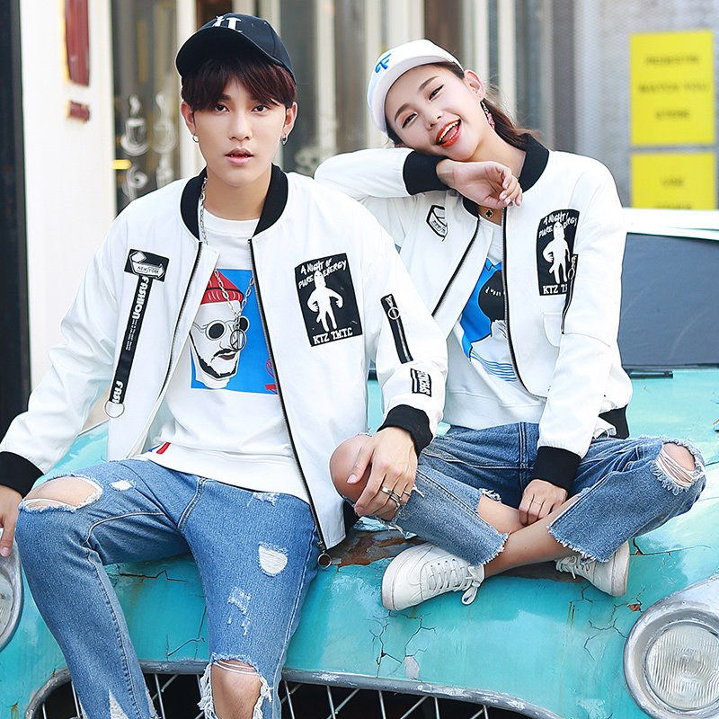 高级感情情侣装冬季2020新款潮流气质法式炸街短外套