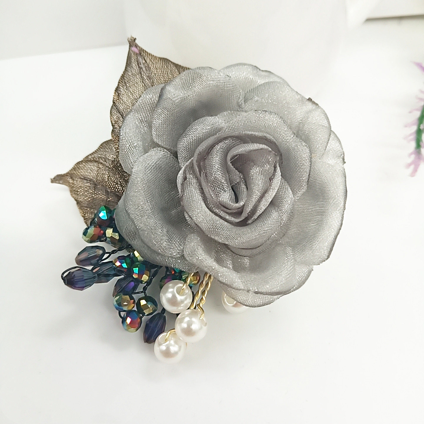 胸花森系小清新布艺花朵毛衣配饰大衣西装礼服胸针