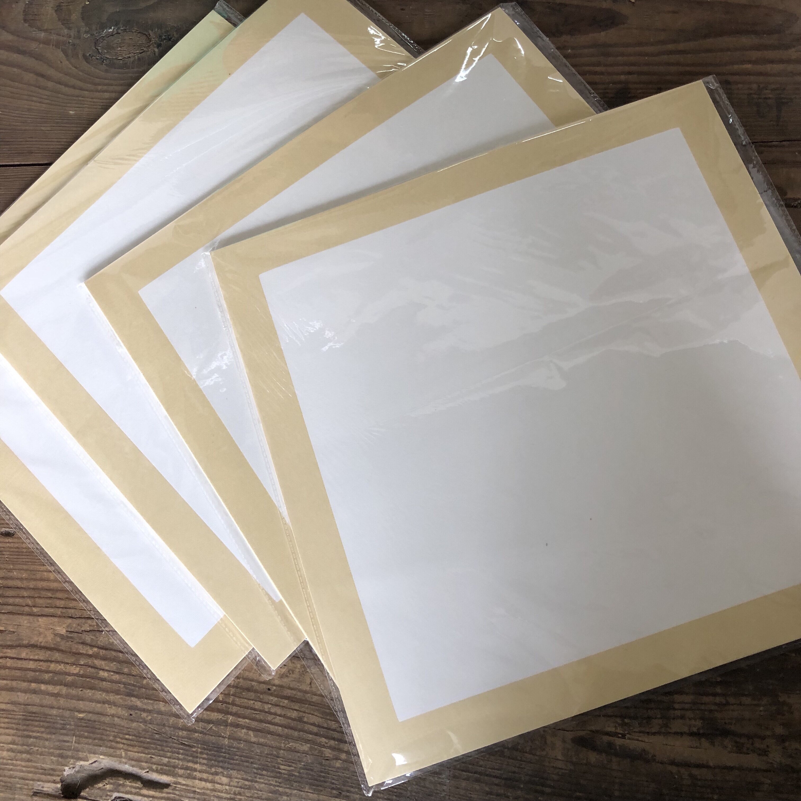 60cm斗方镜片宣纸卡纸国画书法工笔绘画圆形宣纸