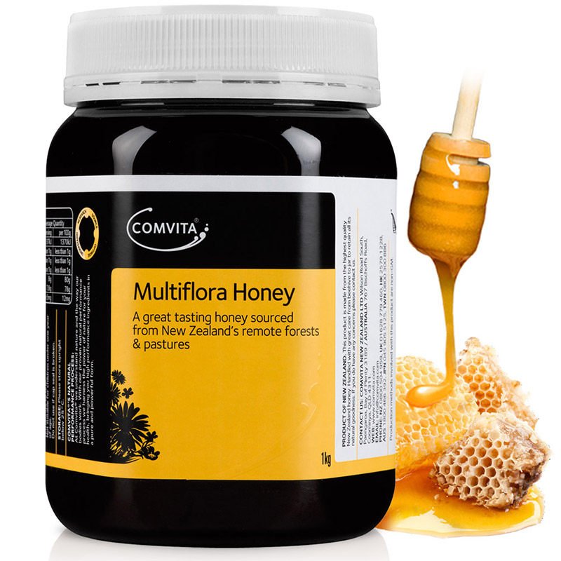comvita康维他新西兰多花蜂蜜1kg新西兰原装天然进口蜂蜜