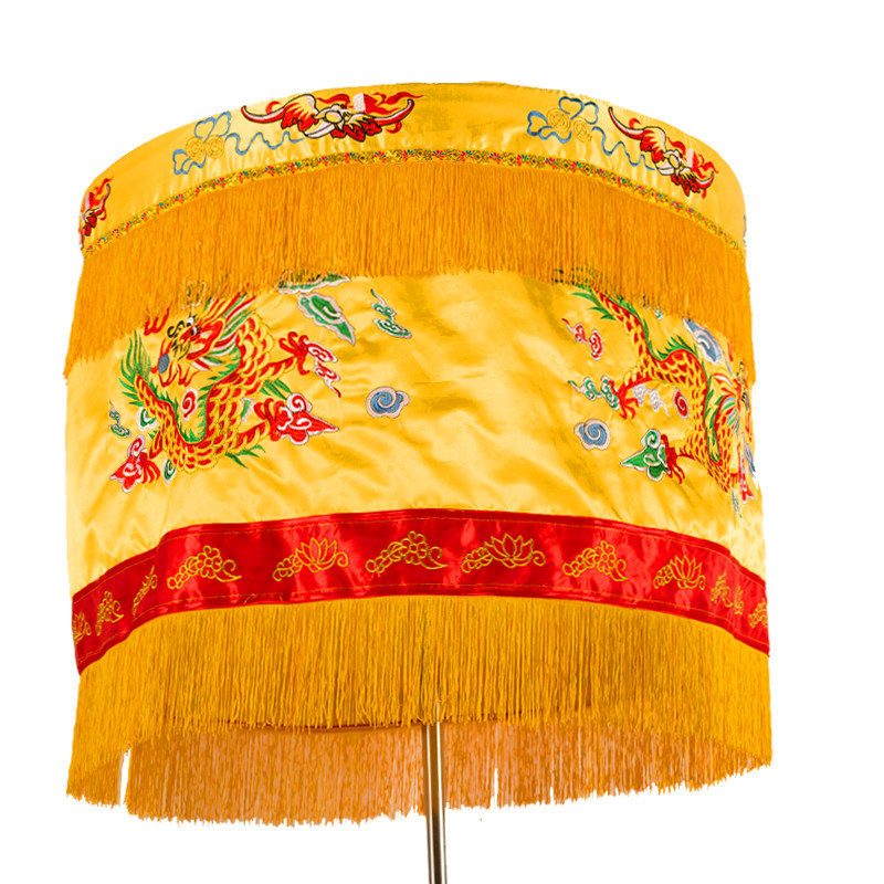 佛教用品佛顶宝盖1米幡盖幡幢刺绣佛像华盖佛教工艺品