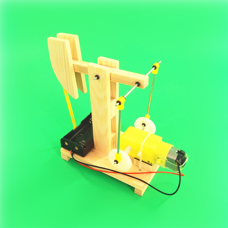 油田磕头机抽油机diy科技制作科学小发明少年宫科普科学实验