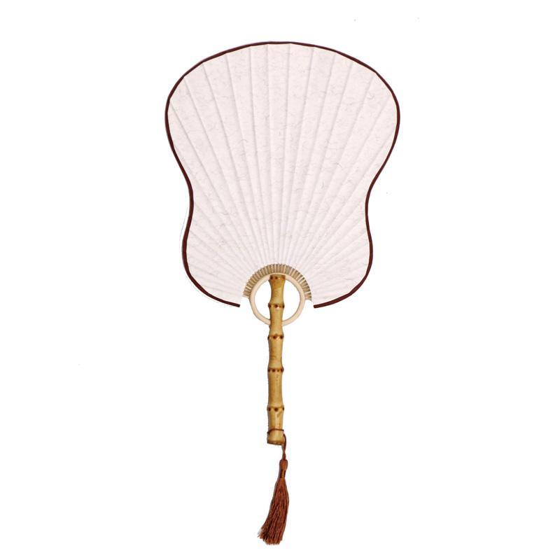 空白芭蕉团扇宣纸diy手绘书法绘画扇子