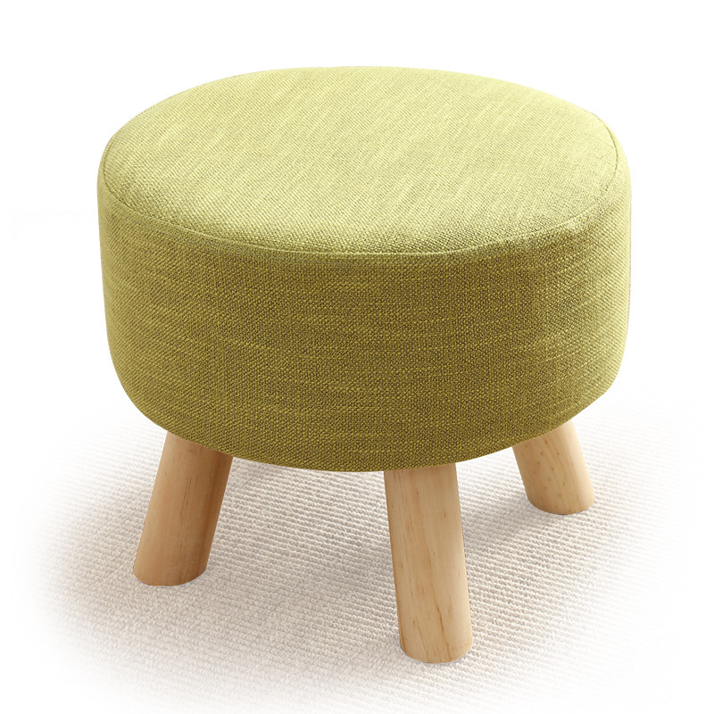 矮凳凳子小圆沙发卧室客厅茶几时尚创意实木换鞋凳