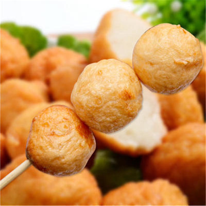 珍享澎湖墨鱼爆蛋小丸子爆烤火锅麻辣烫烧烤油炸海鲜丸类