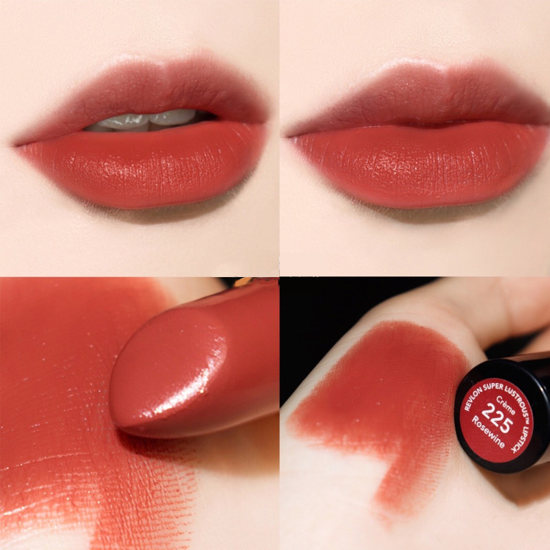 630 525 051 美国revlon露华浓黑管唇膏口红225豆沙色持久哑光325