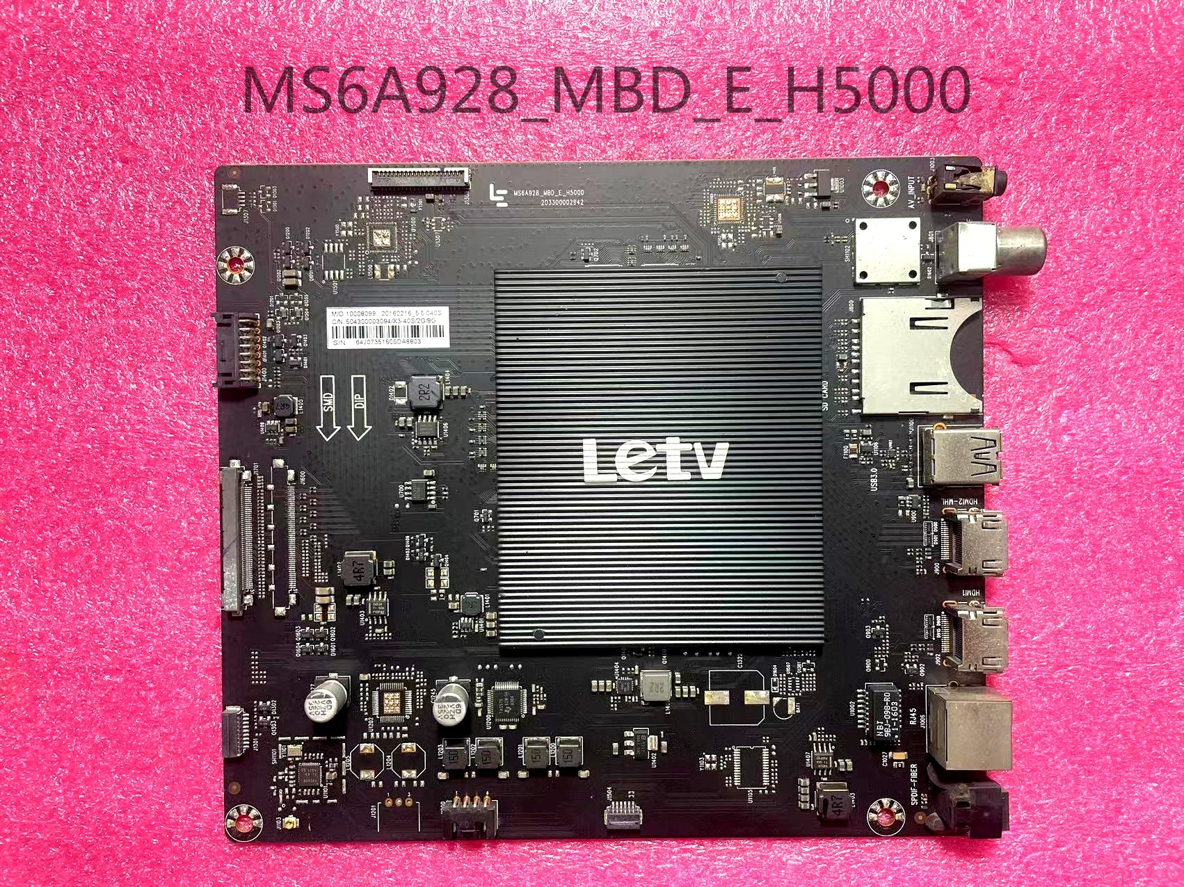 乐视电视l403s3l403p3l433a3l433l3主板ms6a928mbdeh5000pcb电路板