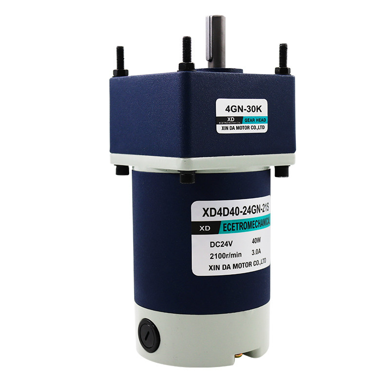 12v直流电机24v微型马达40w轮减速电机大力小马达反转慢速电动机
