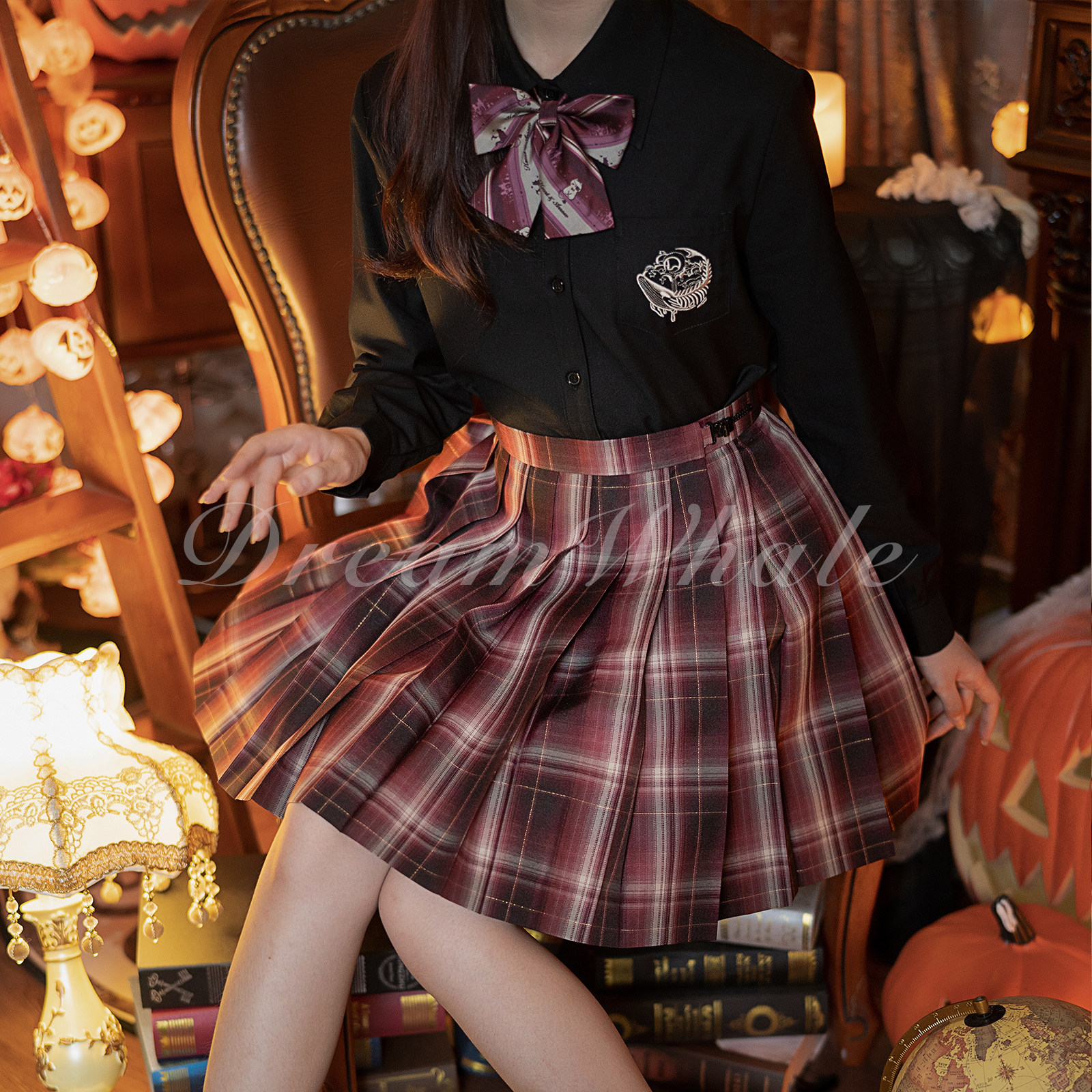 梦鲸jk甜心猎手圣诞新年扑克牌红心原创小物jk