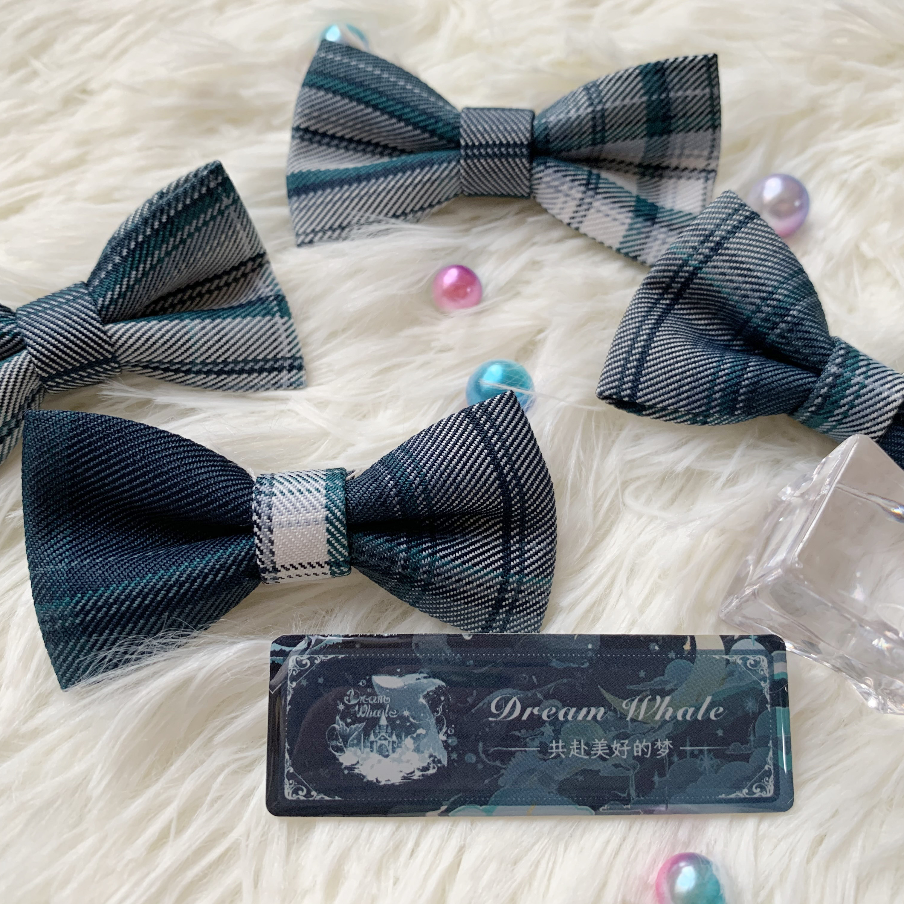 玥鲸梦鲸jk发夹加购链接同格原创diy发饰jk