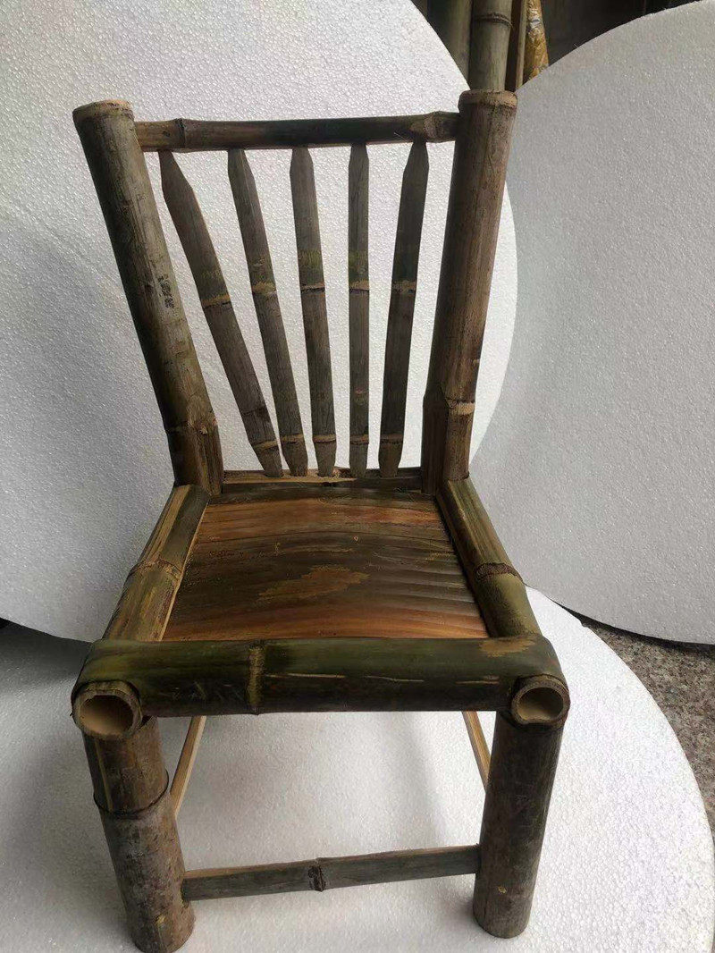 凳子竹制品竹椅复古太师椅椅子竹编乘凉休闲椅麻将竹编