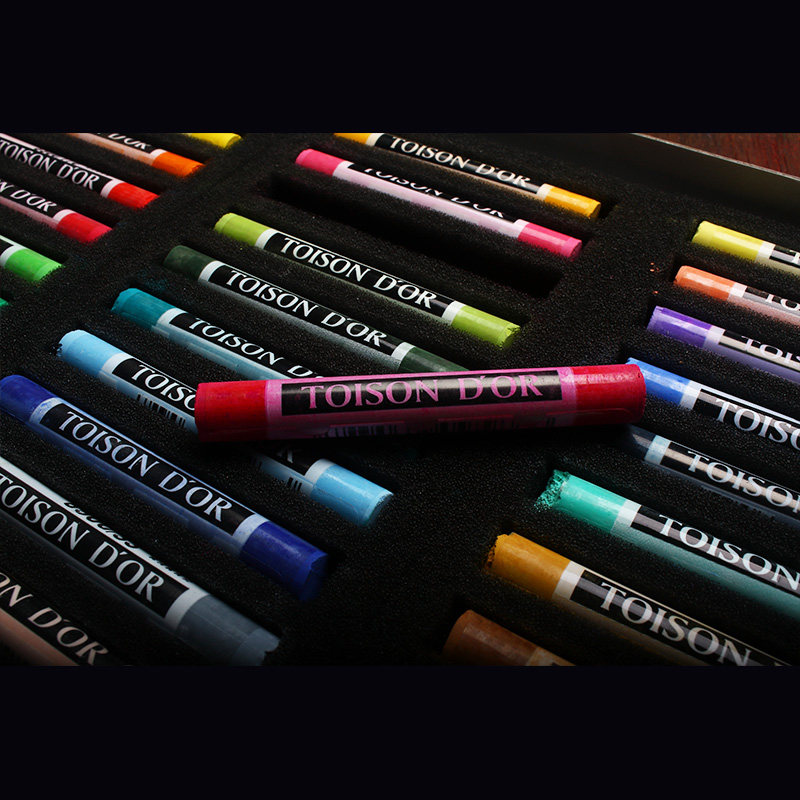 koh-i-noor酷喜乐softpastel粉笔干性粉彩套装72色蜡笔