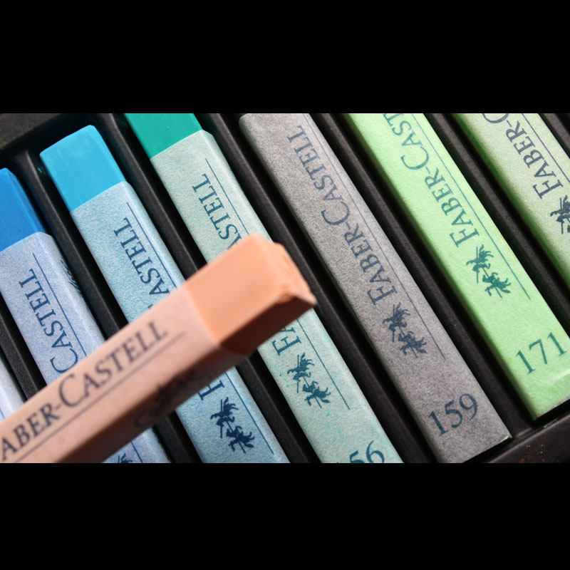 德国德国辉柏嘉faber-castell色粉笔36色长支软粉彩棒色粉条