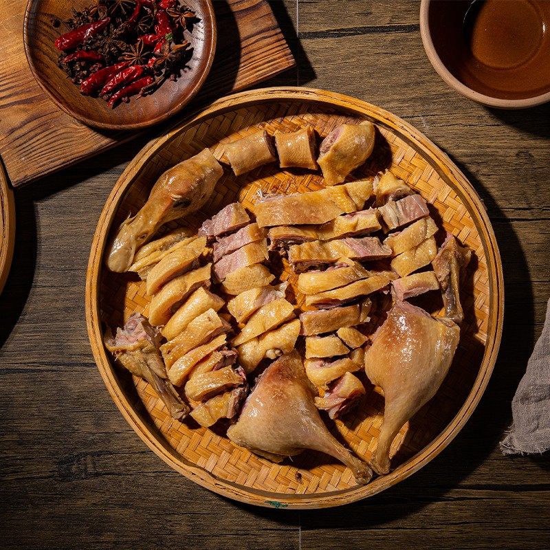 信阳特产农家手工腌制腊鸭板鸭风干鸭咸鸭肉其他食品