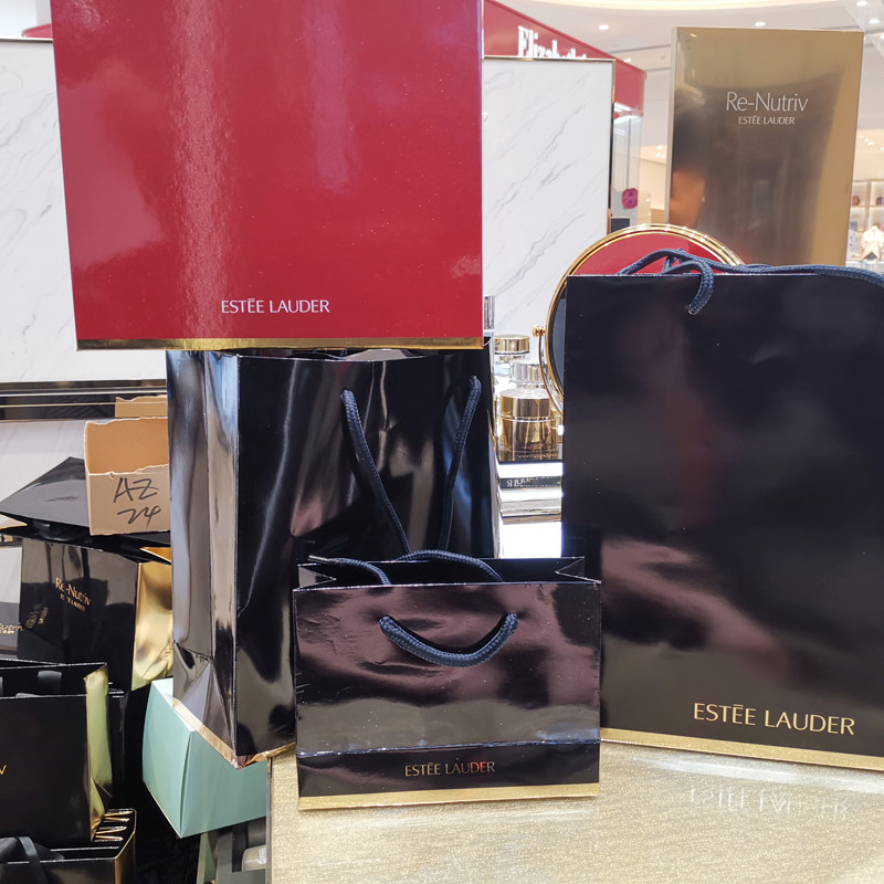 雅诗兰黛esteelauder专柜礼品袋手提袋收纳礼盒礼物大中礼品盒