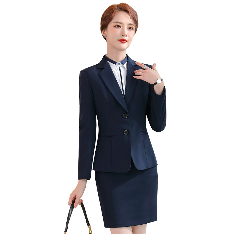 教师工作服套装职业西装马甲工装时尚气质正装大码女装