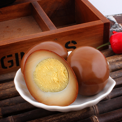 200个乡巴佬卤蛋 乡吧佬五香卤鸡蛋 无壳黑鸡蛋零食批免邮整箱