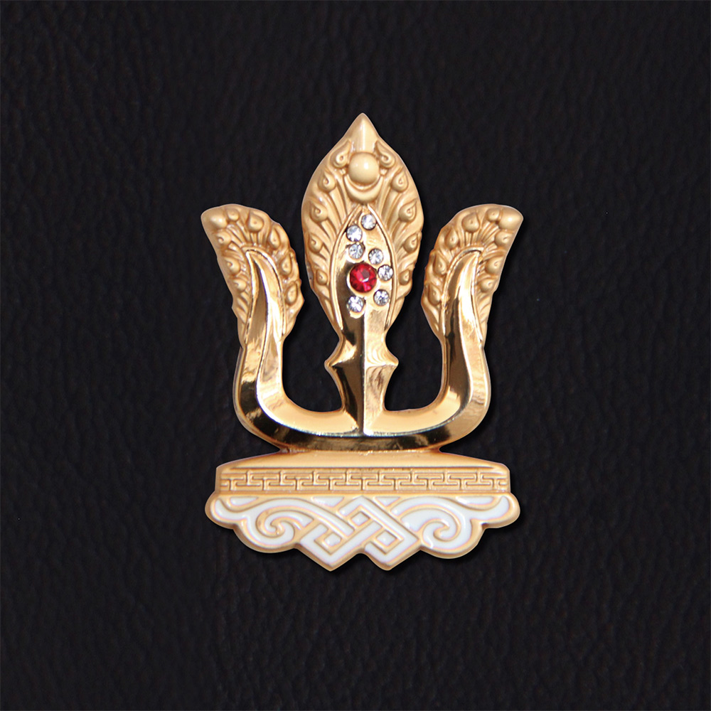 荣朝金属徽章苏力德胸针内蒙特色文化元素创意胸针